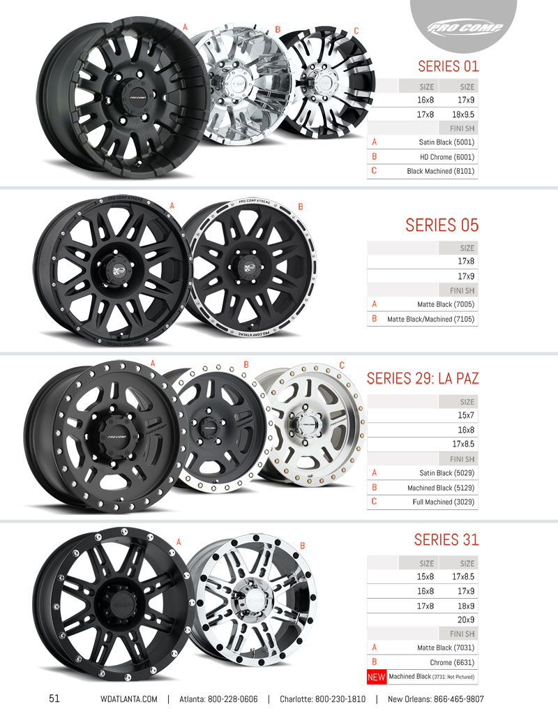 Western Wheel and Tire Catalog Page 51