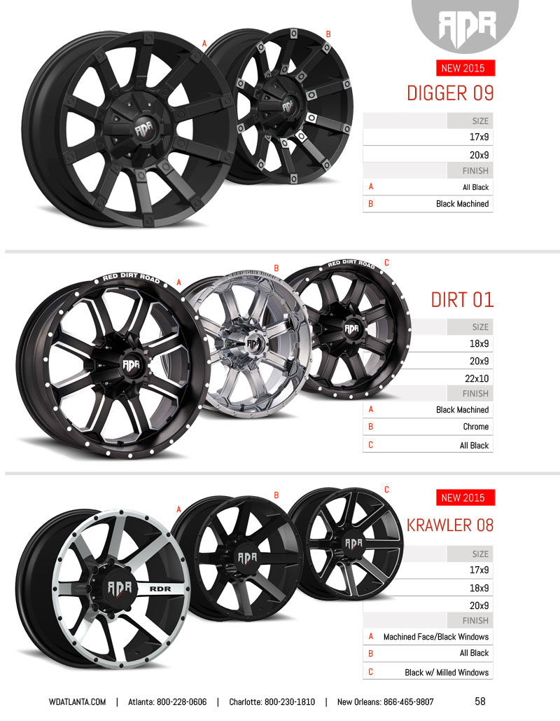 Western Wheel and Tire Catalog Page 58