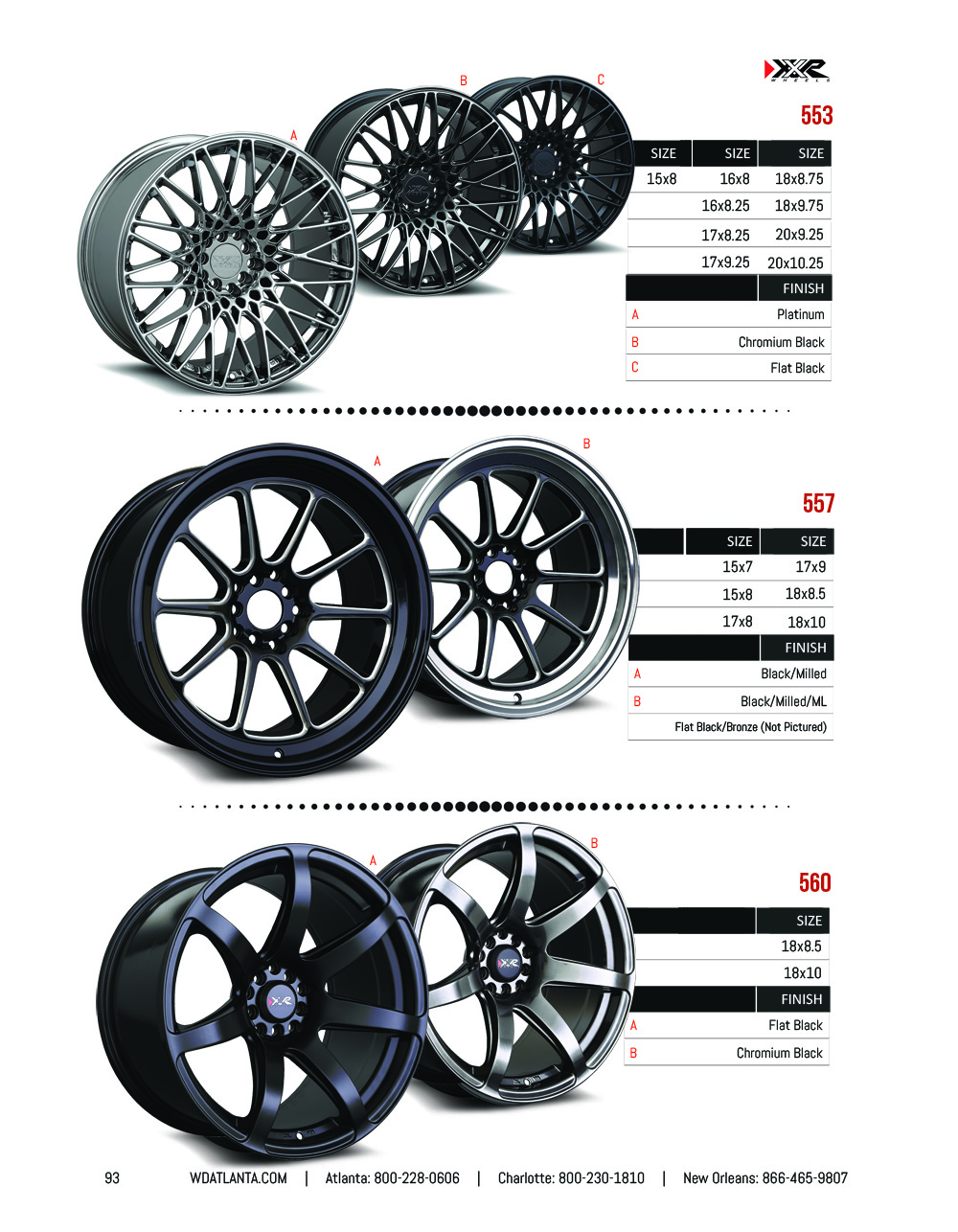 Western Wheel and Tire Catalog Page 93