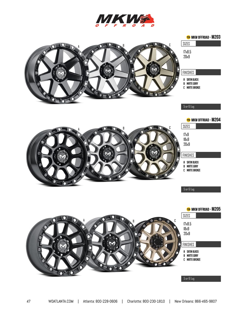 Western Wheel and Tire Catalog Page 47