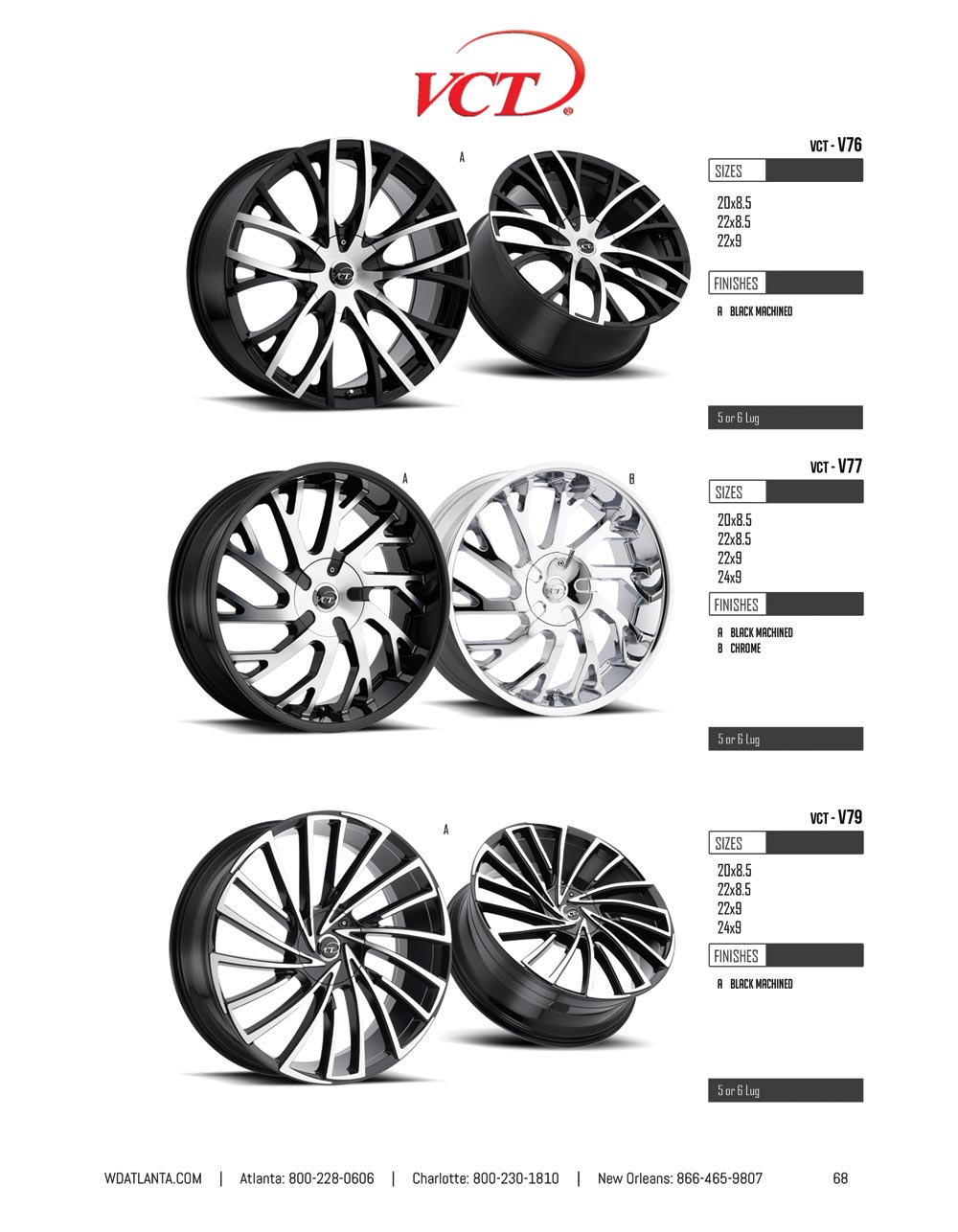 Western Wheel and Tire Catalog Page 68