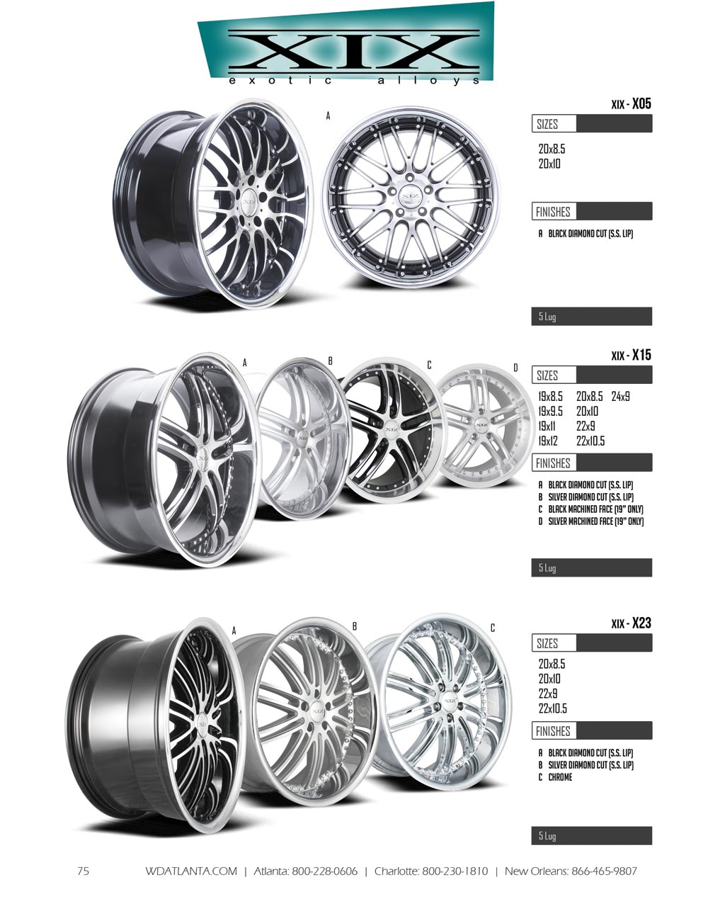 Western Wheel and Tire Catalog Page 75