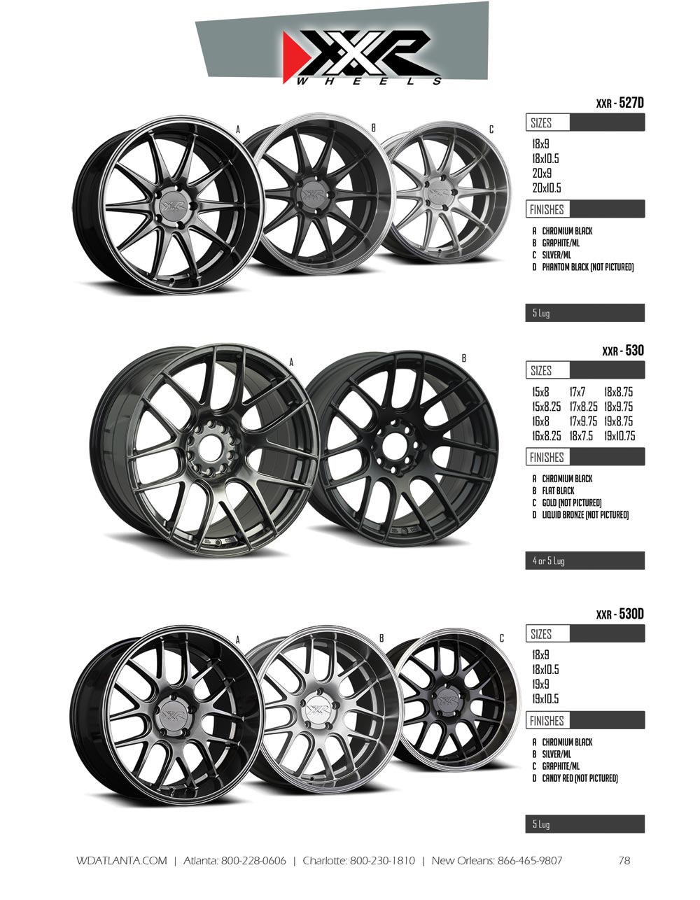Western Wheel and Tire Catalog Page 78