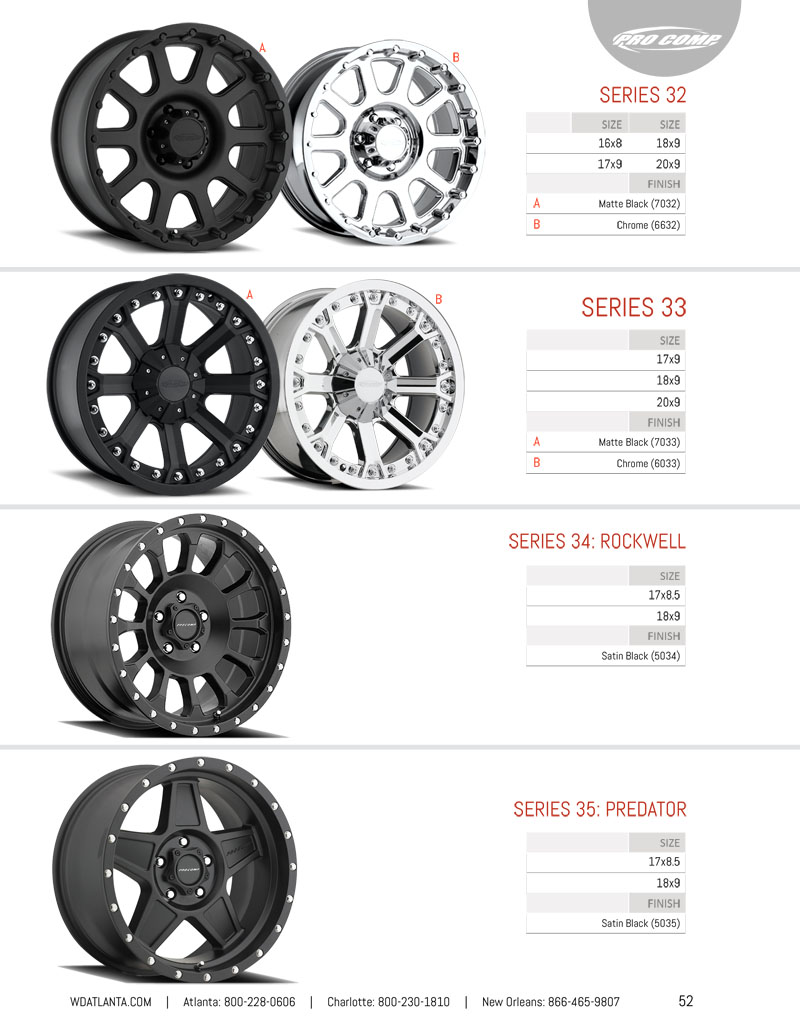 Western Wheel and Tire Catalog Page 52