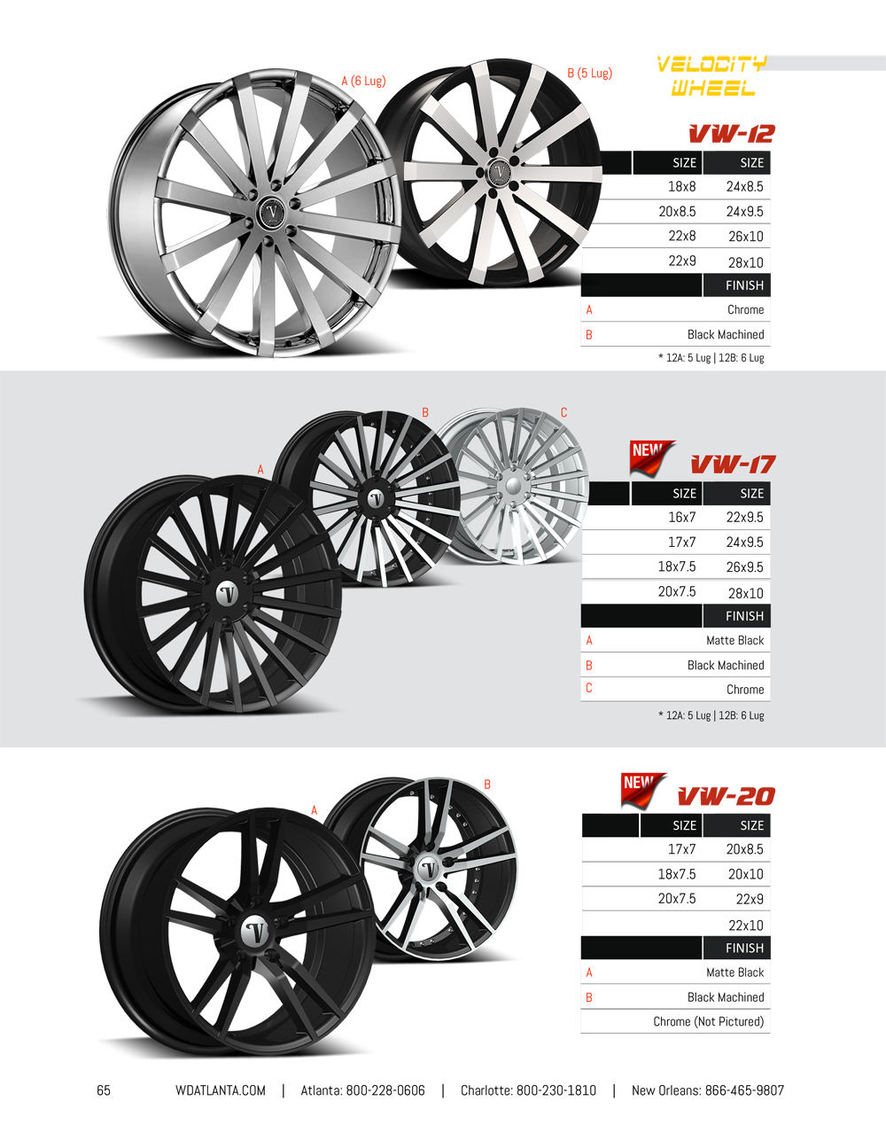 Western Wheel and Tire Catalog Page 65