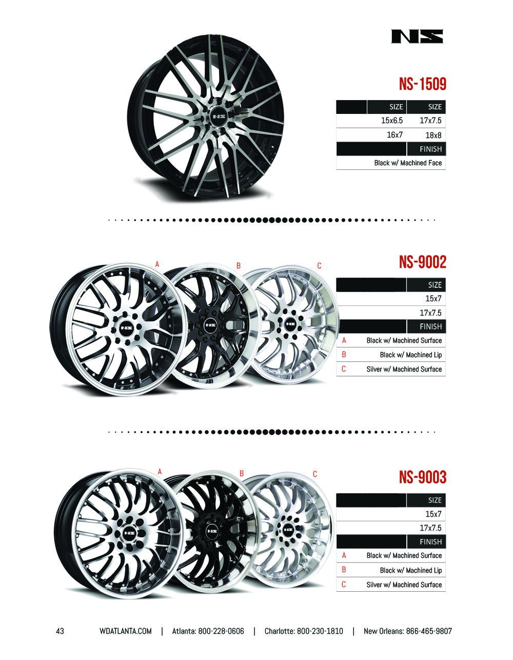 Western Wheel and Tire Catalog Page 43