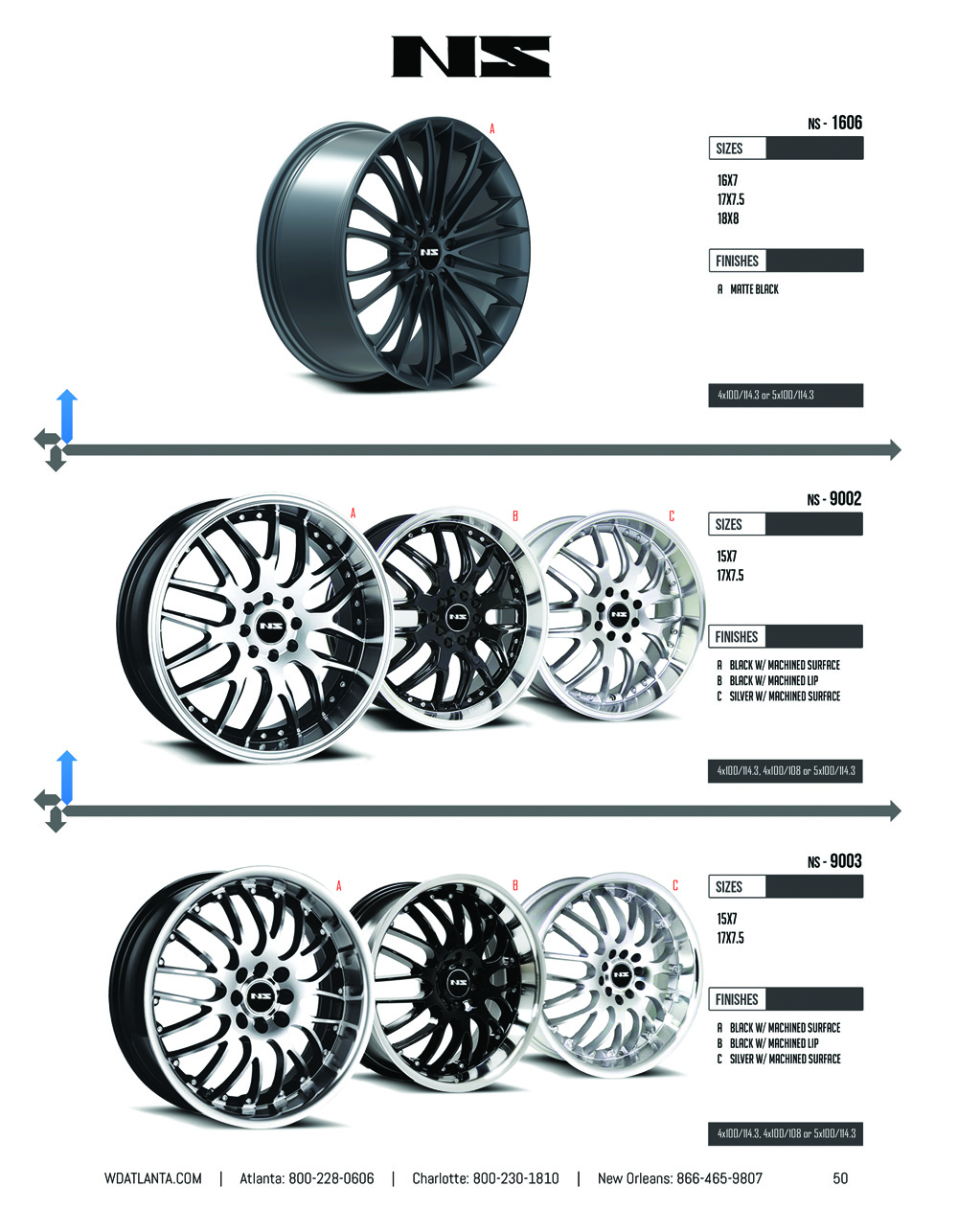 Western Wheel and Tire Catalog Page 50