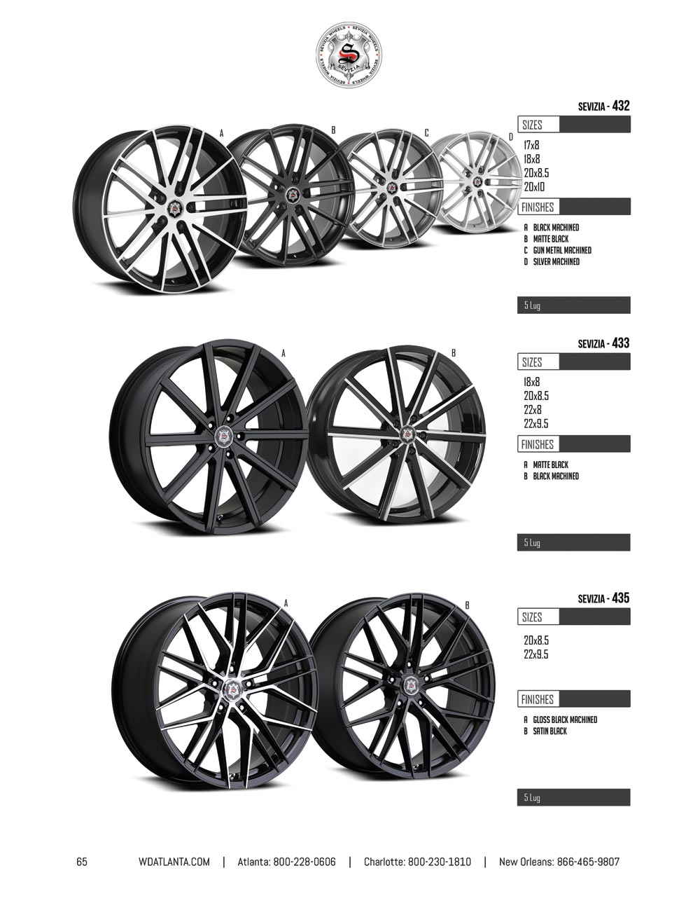 Western Wheel and Tire Catalog Page 65