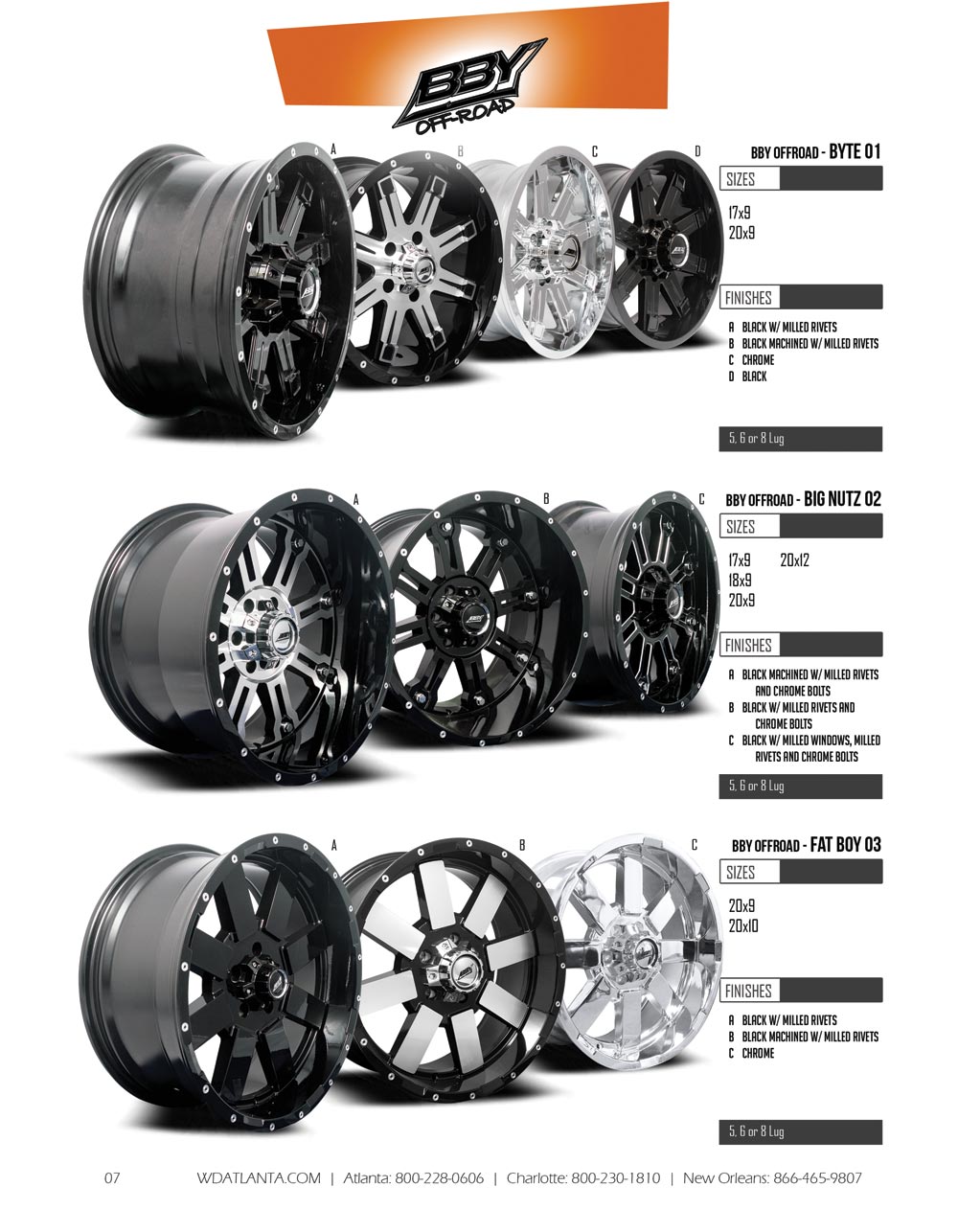 Western Wheel and Tire Catalog Page 07