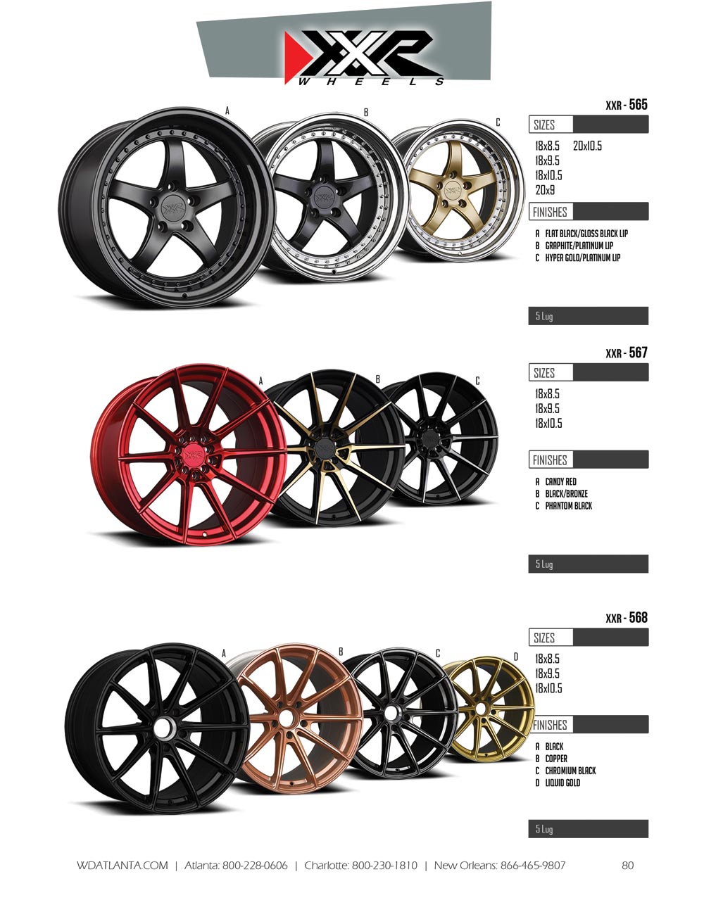 Western Wheel and Tire Catalog Page 80